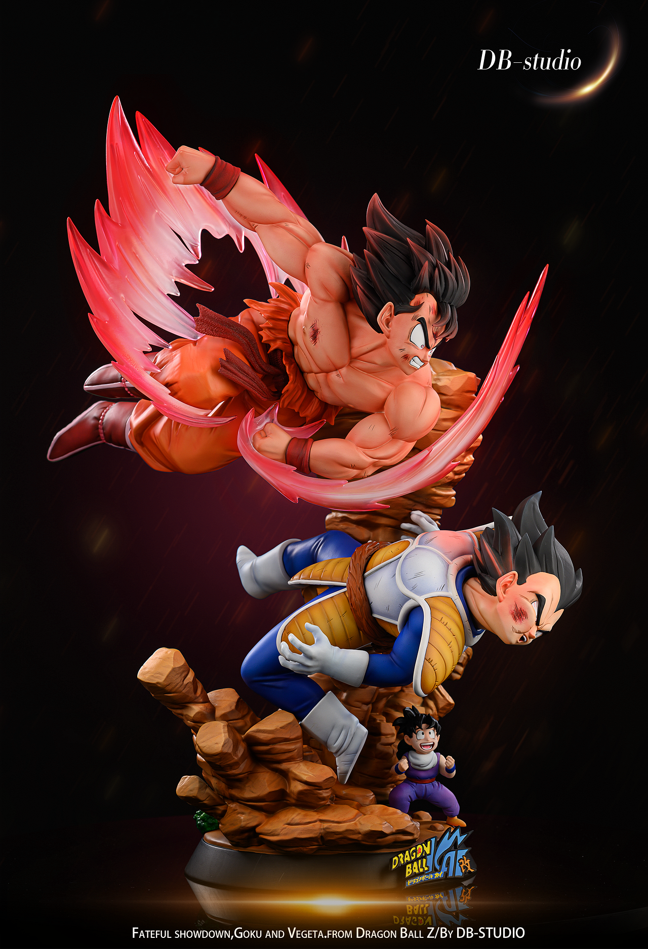 【pre order】Goku vs Vegeta Resin Statue – 1/6 Scale Dragon Ball Figure GK - Image 3