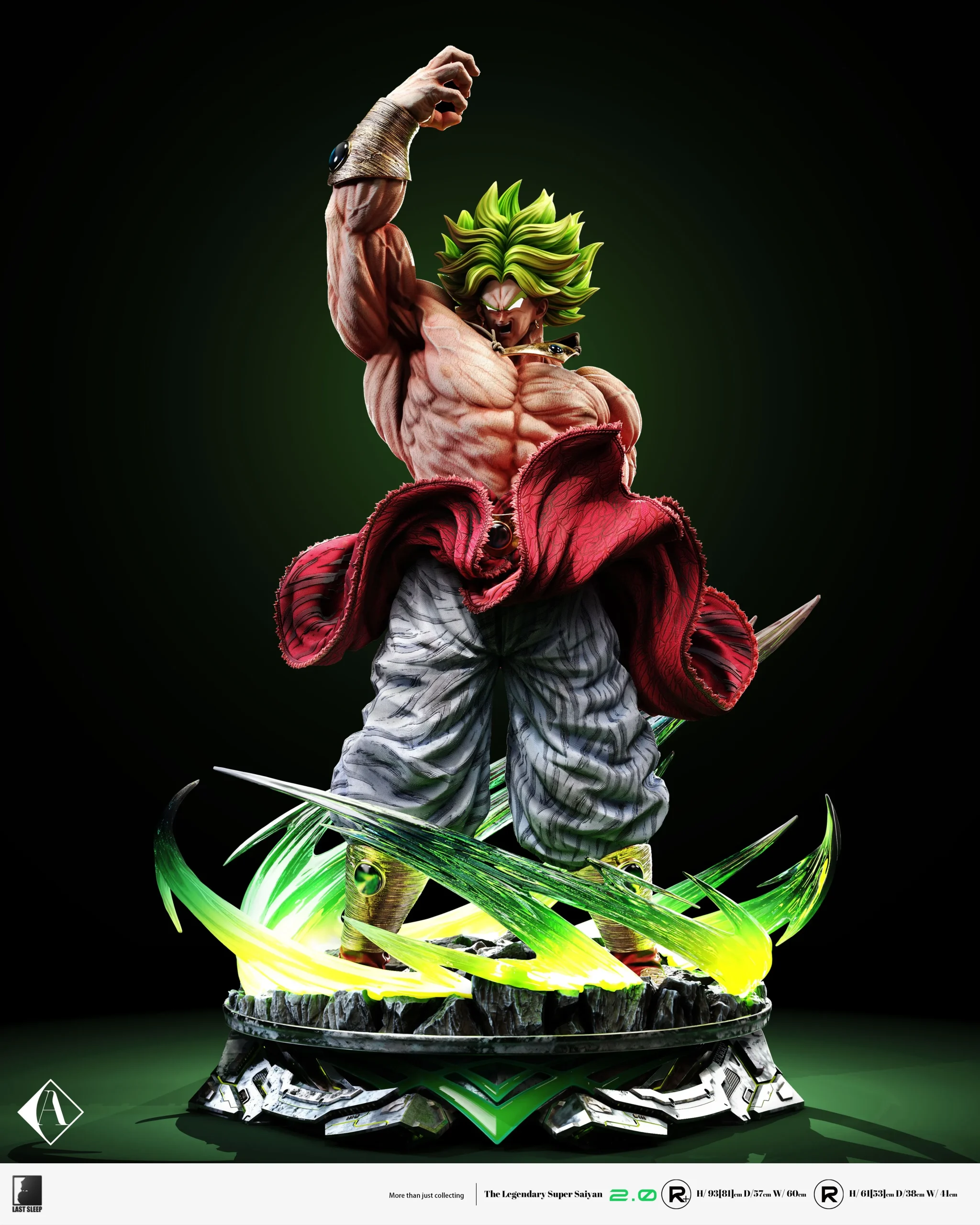 【pre order】Last Sleep Broly 2.0 Resin Statue – Dragon Ball 1/4 & 1/6 Scale - Image 6