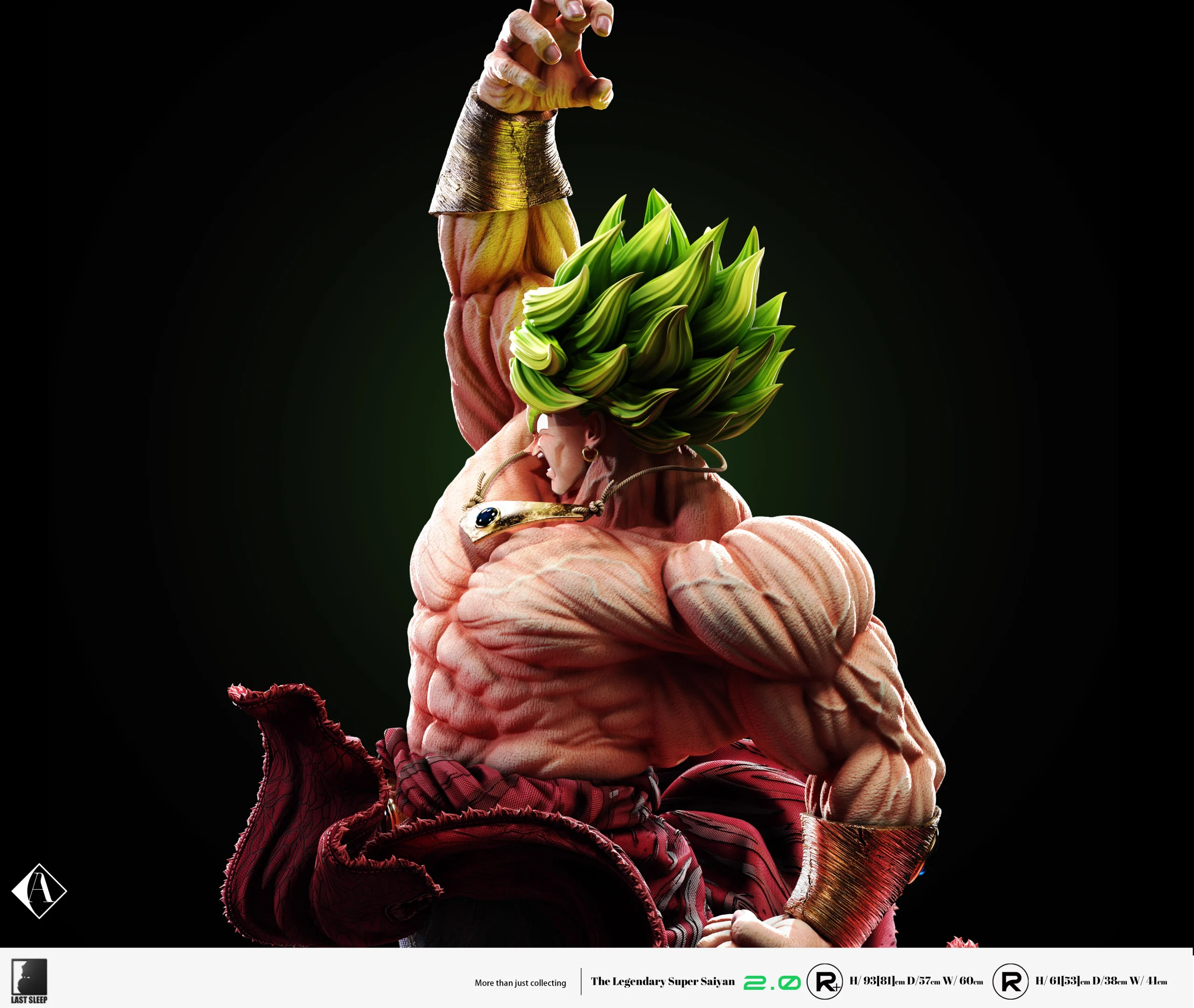 【pre order】Last Sleep Broly 2.0 Resin Statue – Dragon Ball 1/4 & 1/6 Scale - Image 11