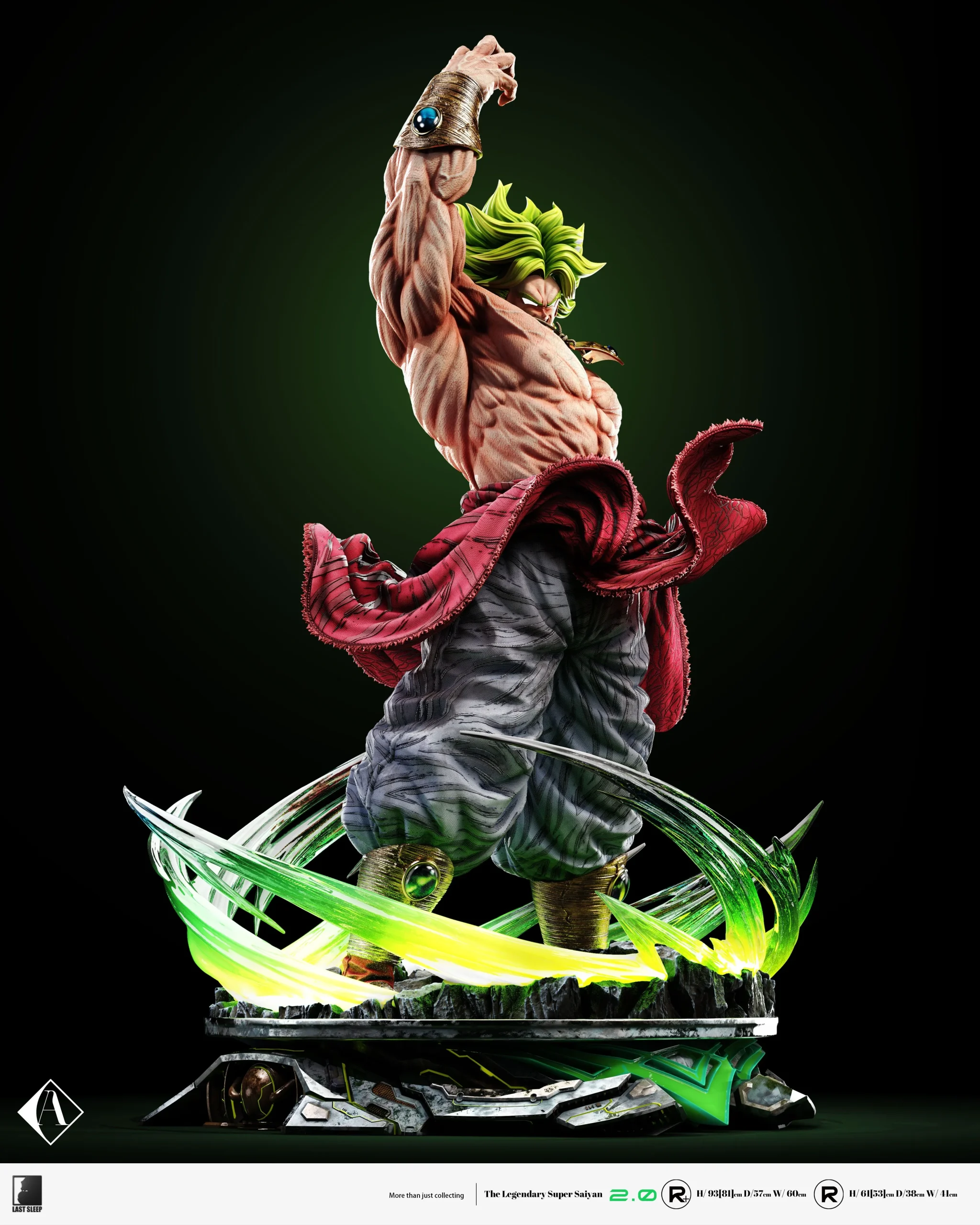 【pre order】Last Sleep Broly 2.0 Resin Statue – Dragon Ball 1/4 & 1/6 Scale - Image 8