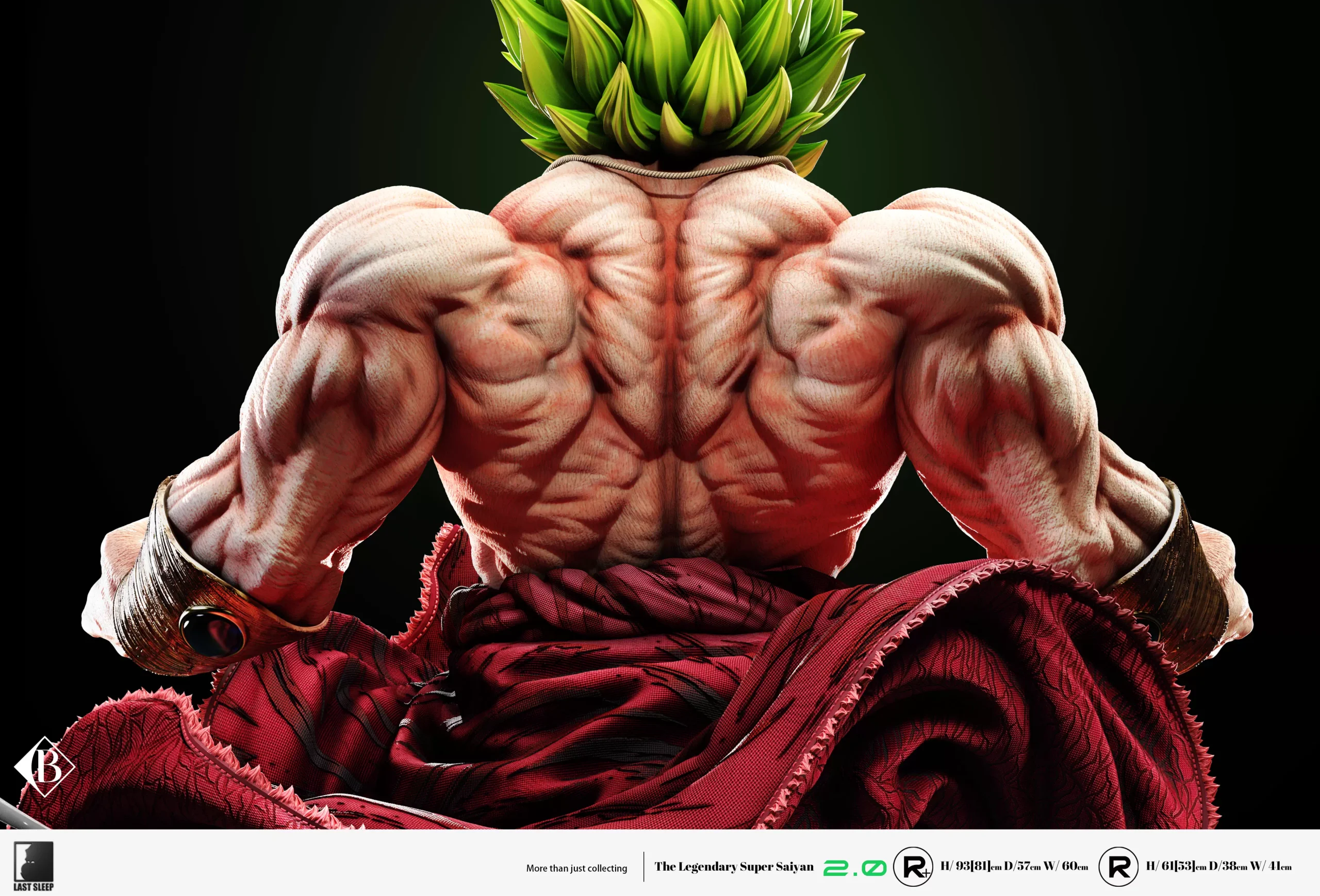 【pre order】Last Sleep Broly 2.0 Resin Statue – Dragon Ball 1/4 & 1/6 Scale - Image 13
