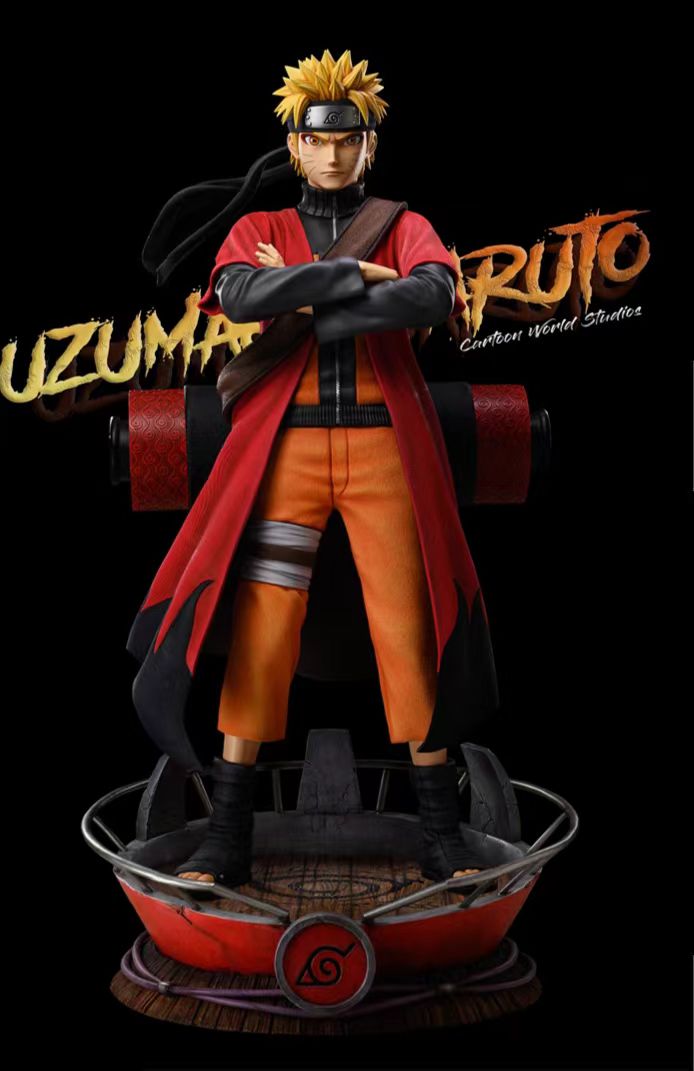 【pre order】Naruto Uzumaki Two Heads Life-Size Resin Statue 192cm - Image 7
