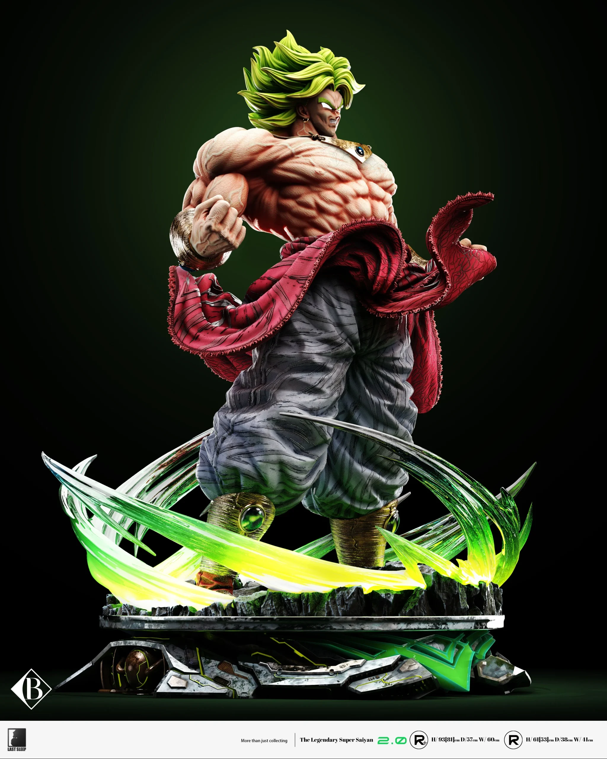 【pre order】Last Sleep Broly 2.0 Resin Statue – Dragon Ball 1/4 & 1/6 Scale - Image 4
