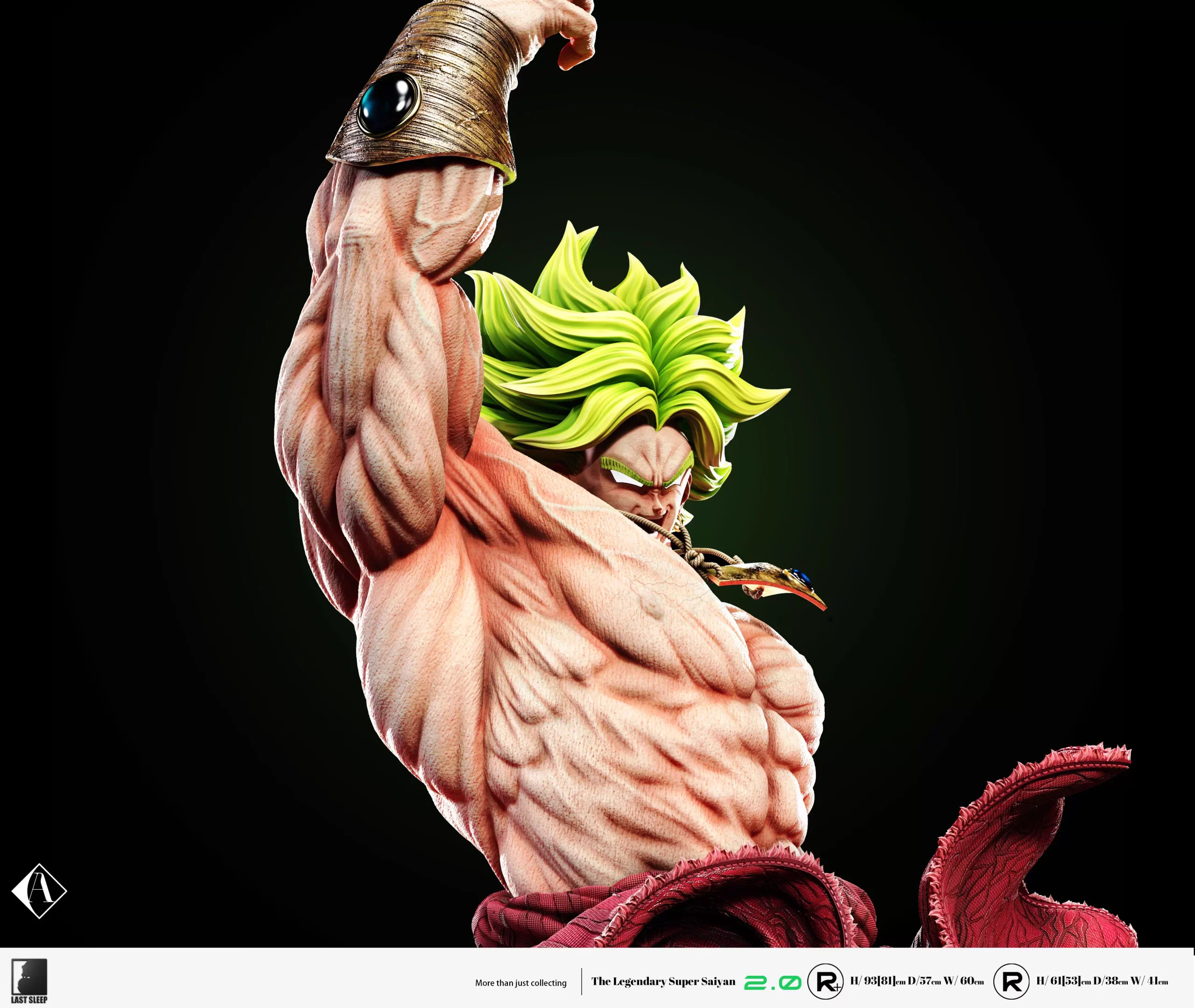 【pre order】Last Sleep Broly 2.0 Resin Statue – Dragon Ball 1/4 & 1/6 Scale - Image 7