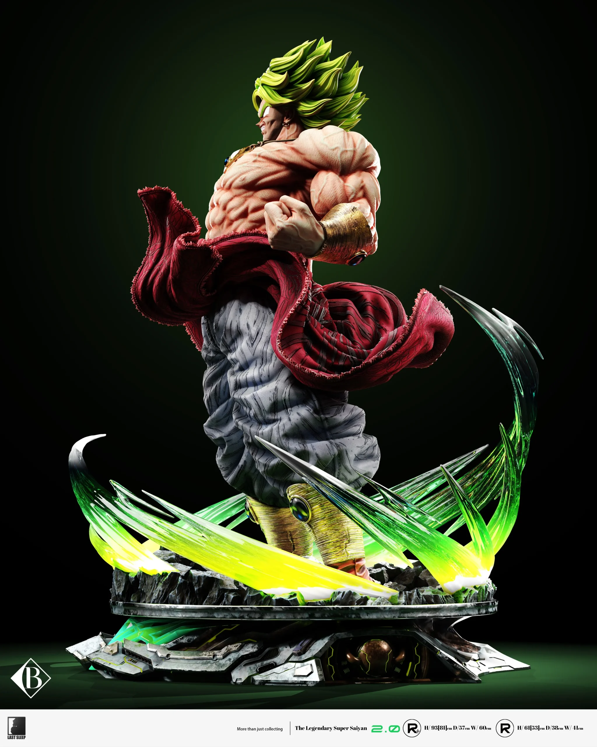 【pre order】Last Sleep Broly 2.0 Resin Statue – Dragon Ball 1/4 & 1/6 Scale - Image 10