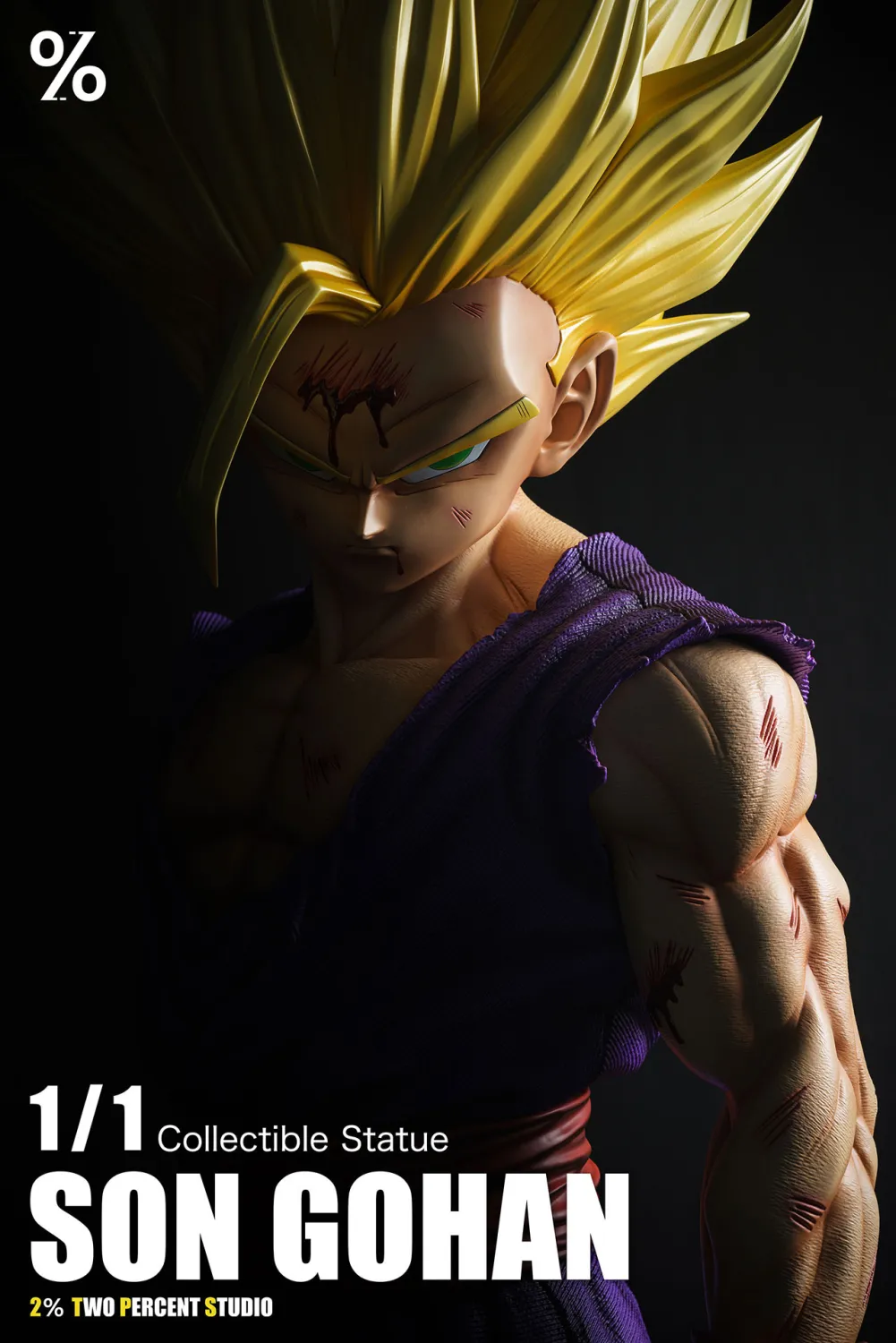 【pre order】Super Saiyan 2 Gohan Life-Size Resin Statue 1/1 - Image 7