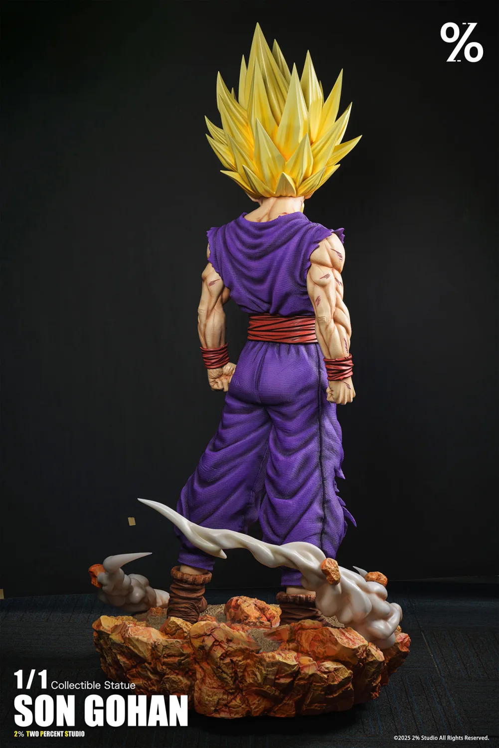 【pre order】Super Saiyan 2 Gohan Life-Size Resin Statue 1/1 - Image 6