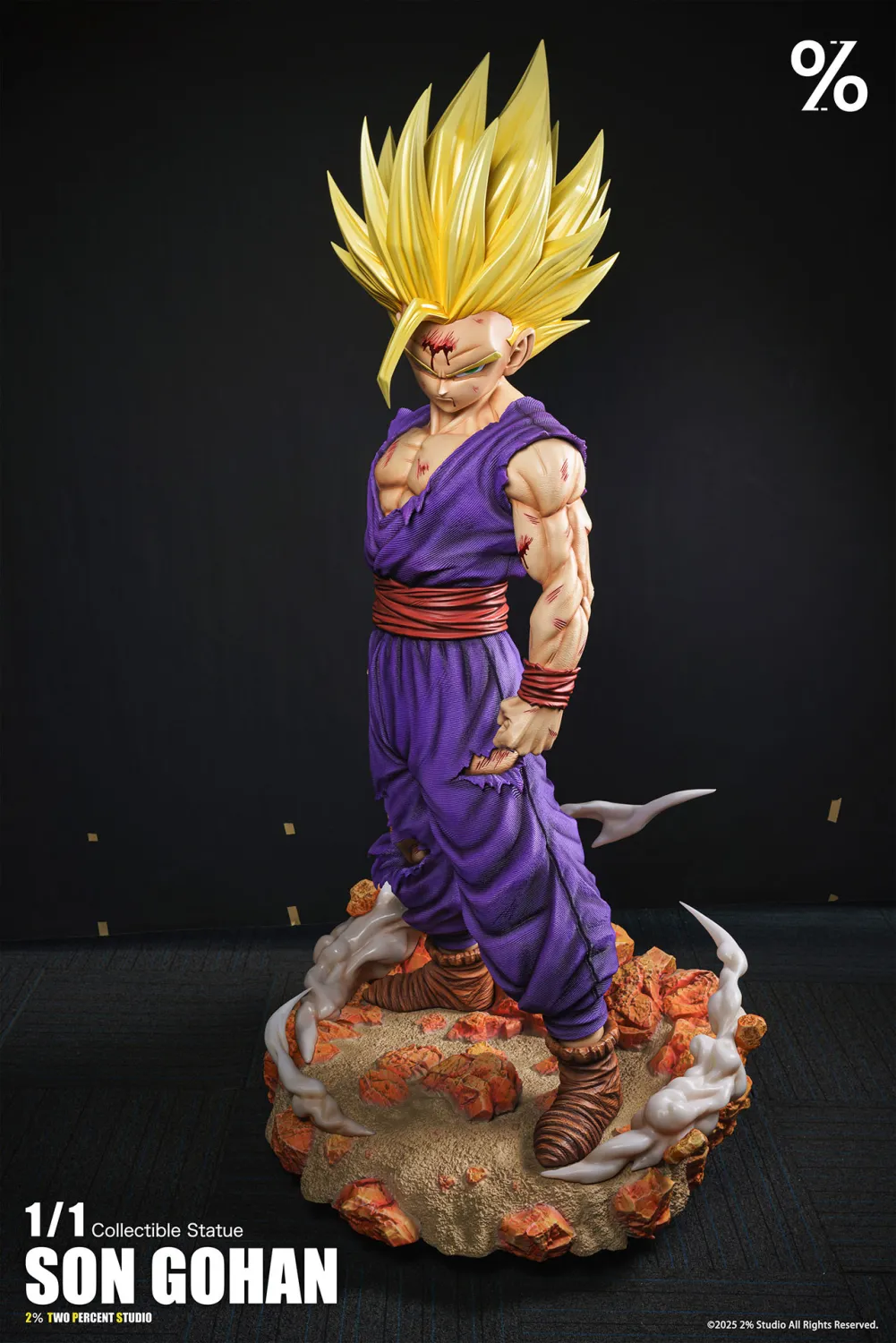 【pre order】Super Saiyan 2 Gohan Life-Size Resin Statue 1/1 - Image 8