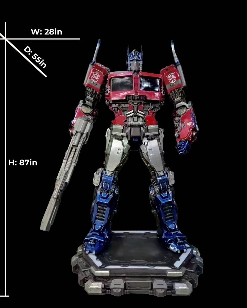 【pre order】G1 Optimus Prime Life-Size Statue – 220cm Tall