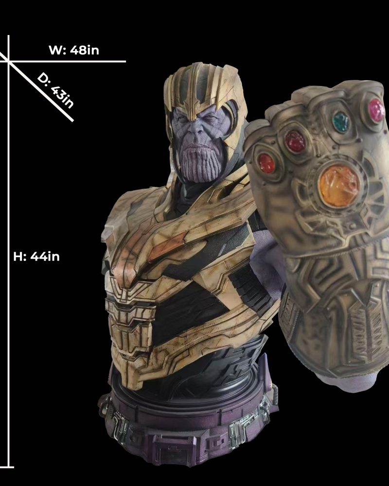 【pre order】Thanos Life-Size Bust Resin Statue Avengers Endgame 113cm