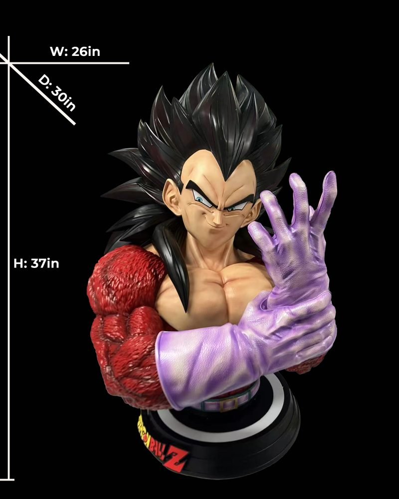 【pre order】SSJ4 Vegeta Bust Resin Statue – Dragon Ball Super