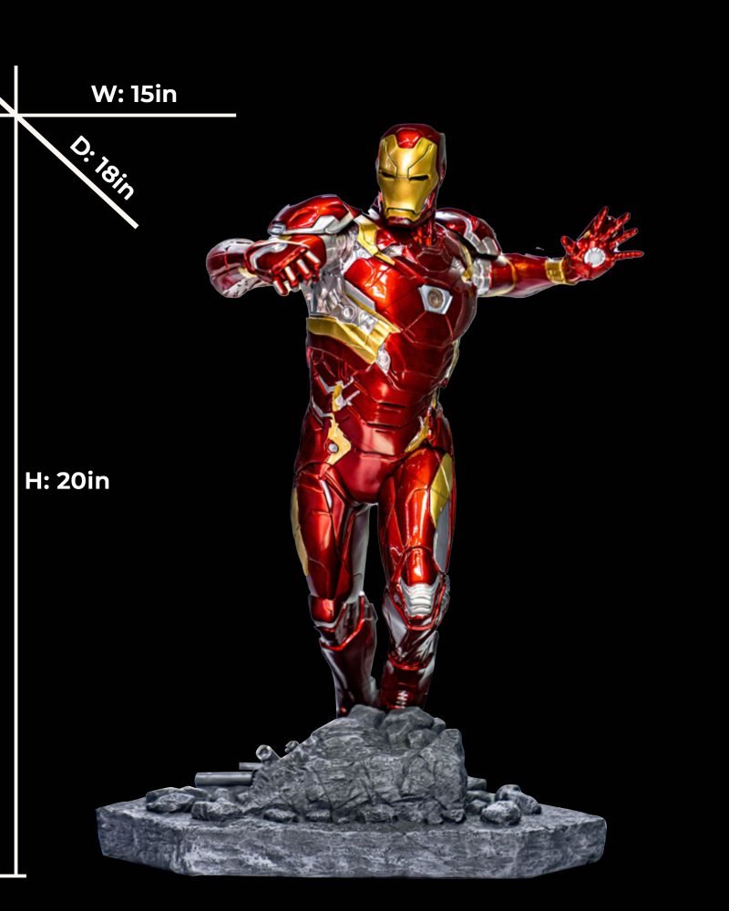 【pre order】Civil War Iron Man 1/4 Scale Resin Statue 19.7inch-50cm