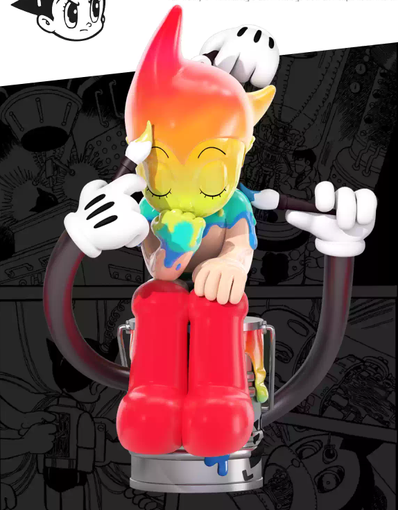 【in Stock】Astro Boy Graffiti Art Sculpture – Trendy Decor H70cm - Image 2
