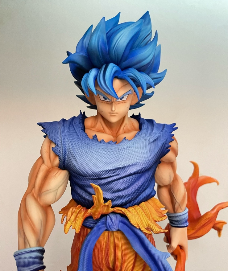 【pre order】 Dragon Ball SS Blue Son Goku Resin Statue – High-Quality 35.5cm Collectible Figure - Image 7