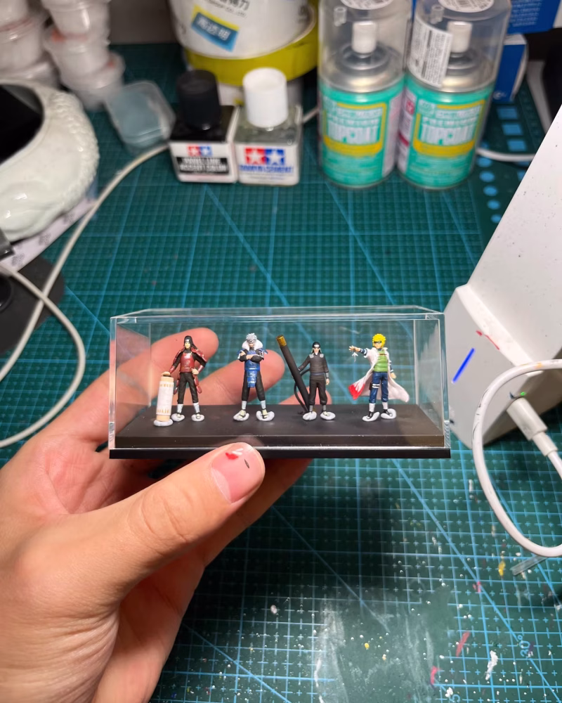 【pre order】  Naruto First Hokage Miniature Models Set – 4 Collectible Characters