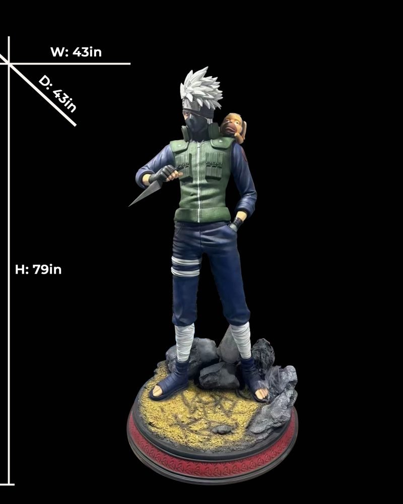 【pre order】Life-Size Kakashi Hatake Resin Statue – 200cm