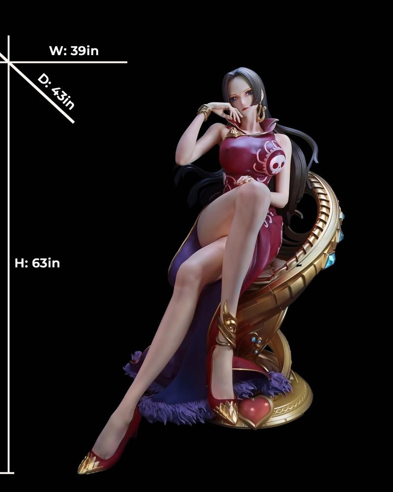 【pre order】Boa Hancock 1:1 Resin Statue – Life-Size One Piece Collectible