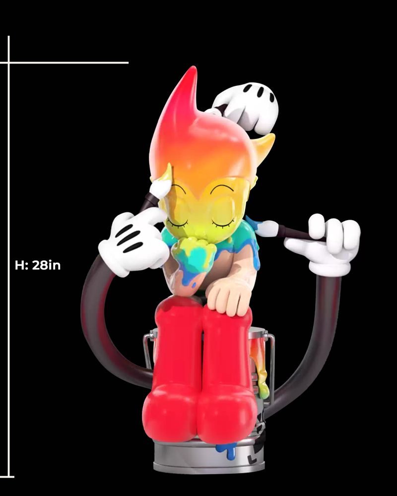 【in Stock】Astro Boy Graffiti Art Sculpture – Trendy Decor H70cm
