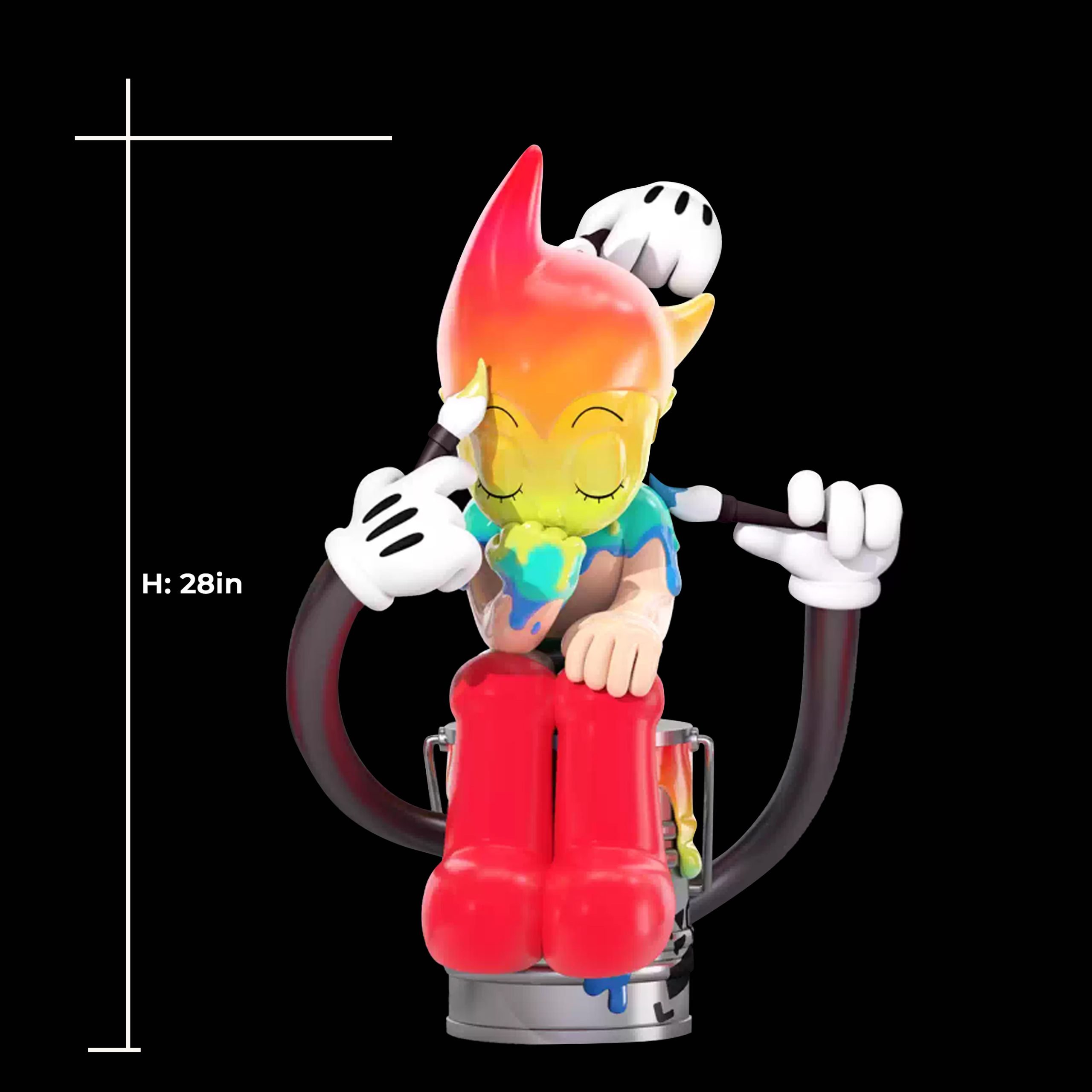 【in Stock】Astro Boy Graffiti Art Sculpture – Trendy Decor H70cm