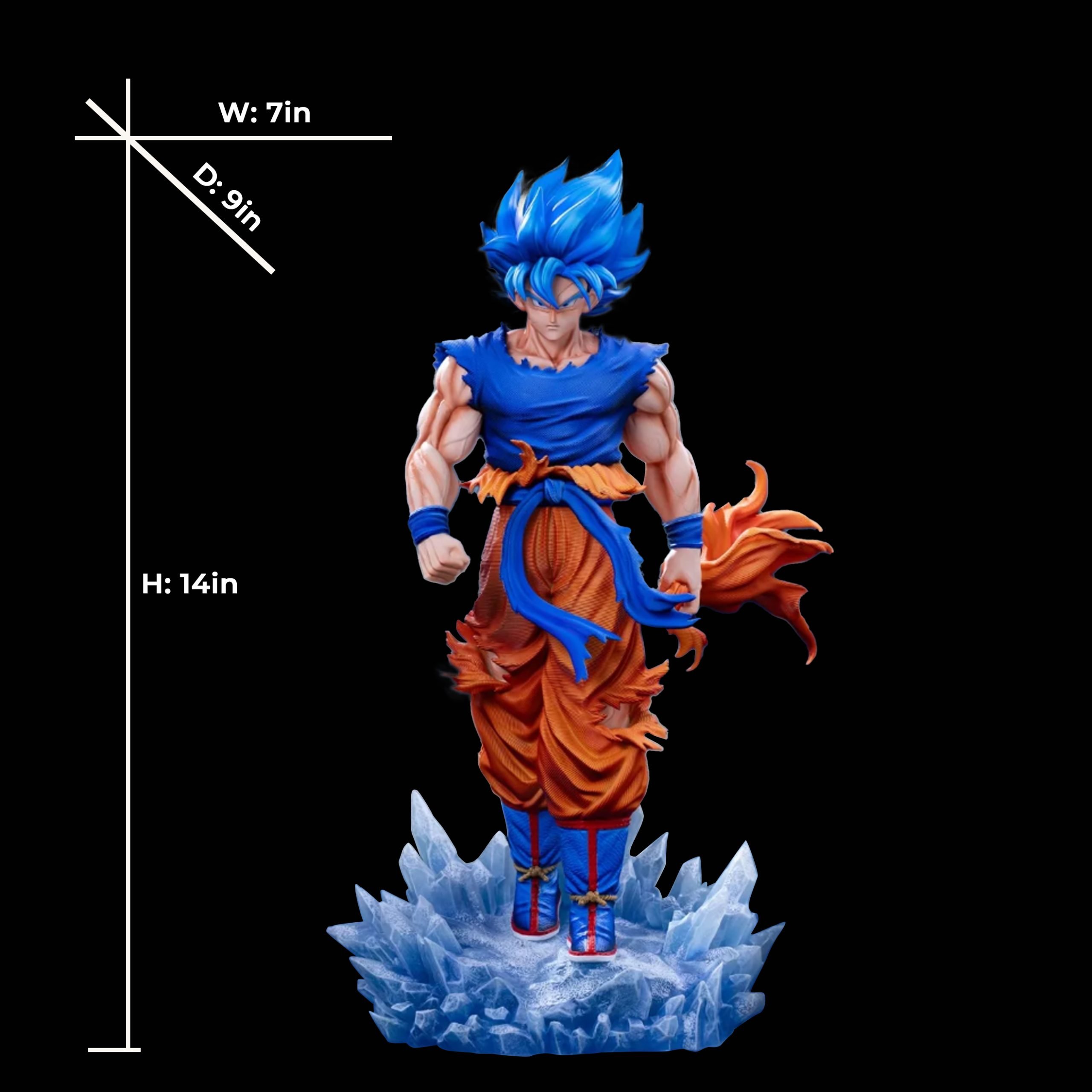Dragon Ball SS Blue Son Goku Resin Statue