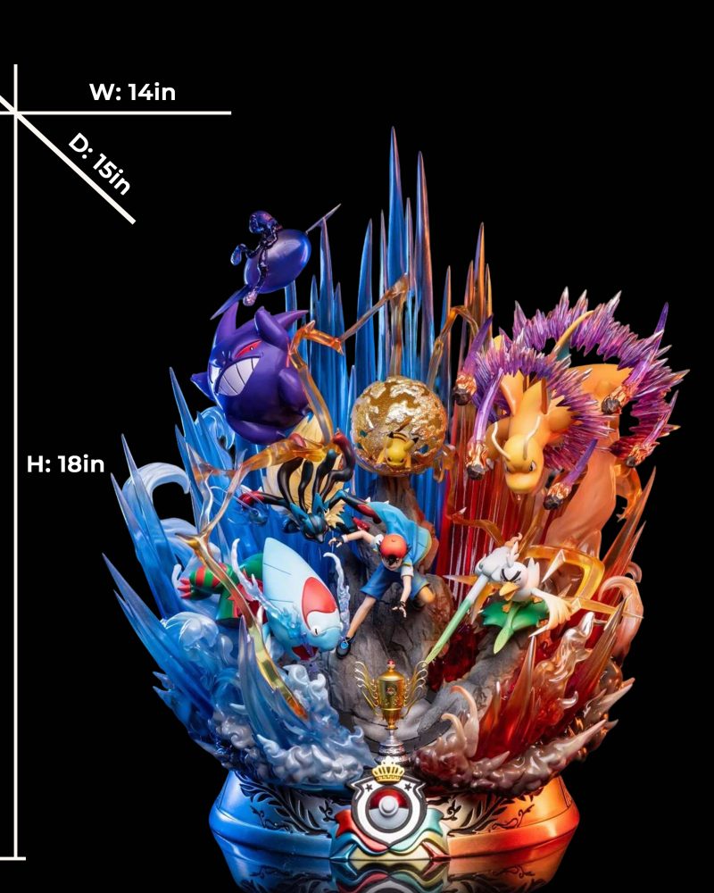 【pre order】 Pokemon The World Champion Ash Ketchum  Resin  Statue