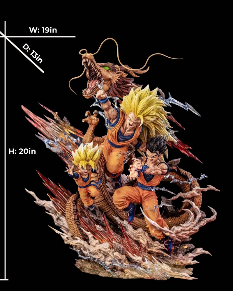 【pre order】 Dragon Ball Goku & Gohan & Goten Resin Statue