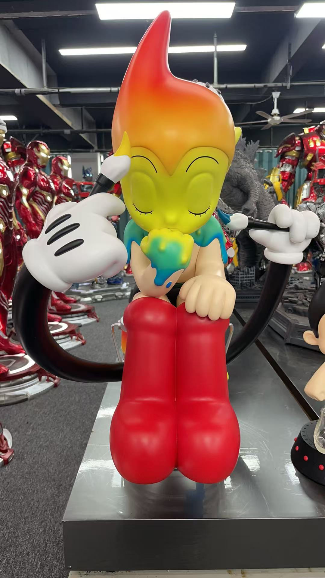【in Stock】Astro Boy Graffiti Art Sculpture – Trendy Decor H70cm - Image 6