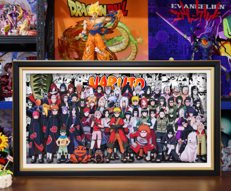 【pre order】Naruto Family 3D Wall Art – Decorative Painting - Image 3