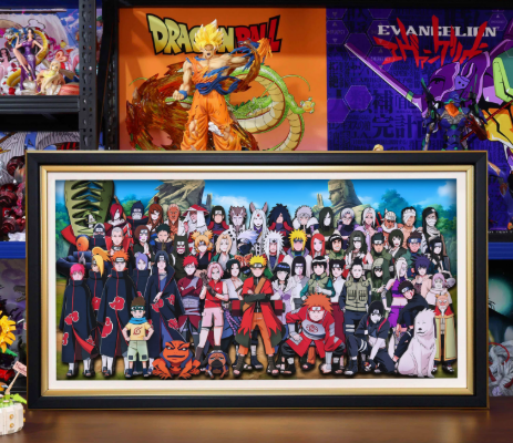 【pre order】Naruto Family 3D Wall Art – Decorative Painting - Image 2