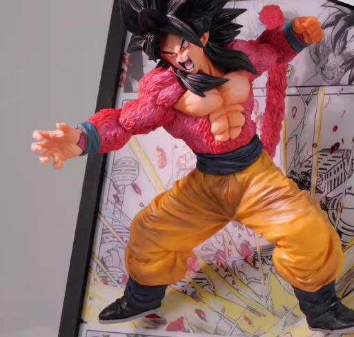 Dragon Ball SSJ4 Son Goku Break out of the comics 3D Stereoscopic ...