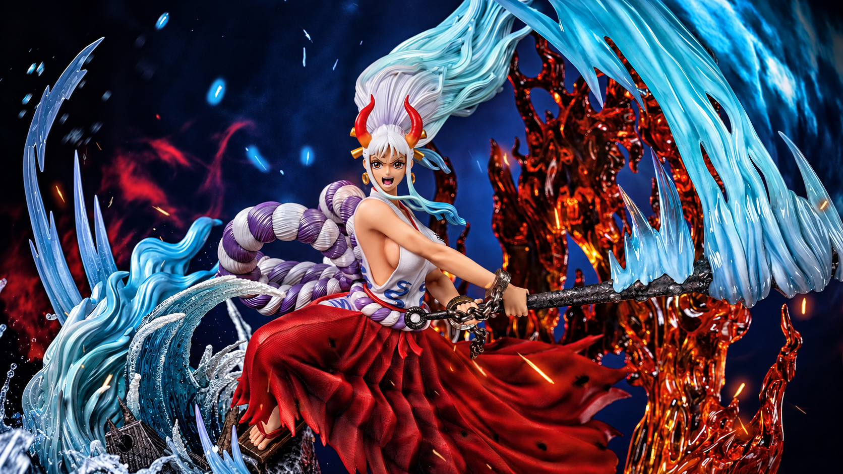 【pre order】One Piece Yamato Statue Figure Light Year Studio x ToeiAnimation