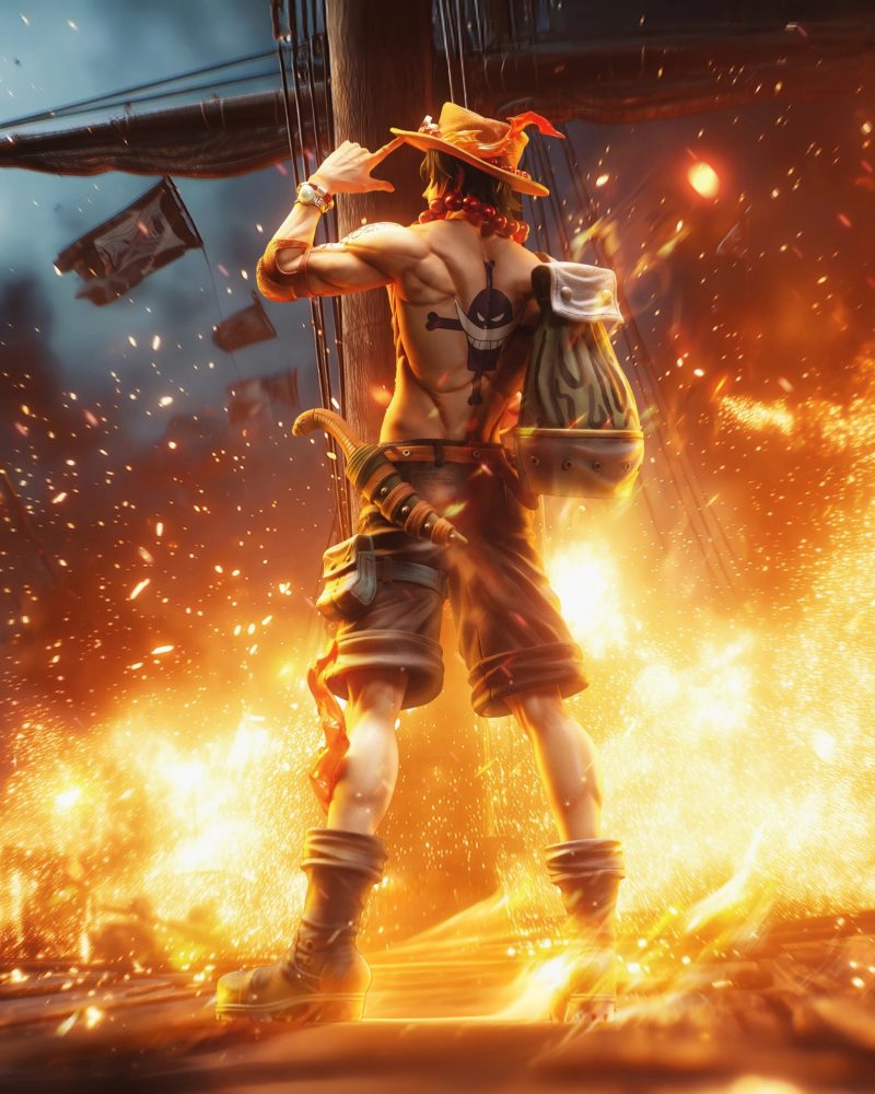 【pre order】Portgas D. Ace Statue – 26.6cm One Piece Figure Resin Collectible