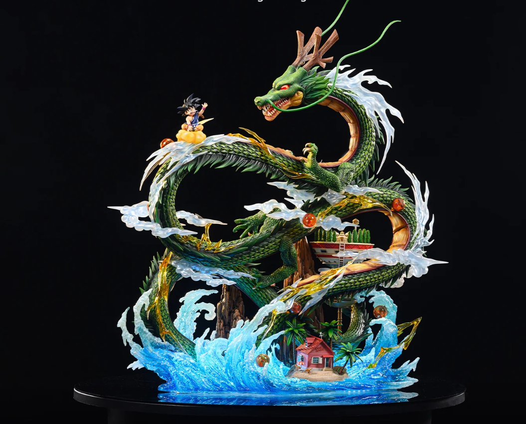 【pre order】Shenron & Kid Goku Resin Statue - Dragon Ball 80cm - Image 6