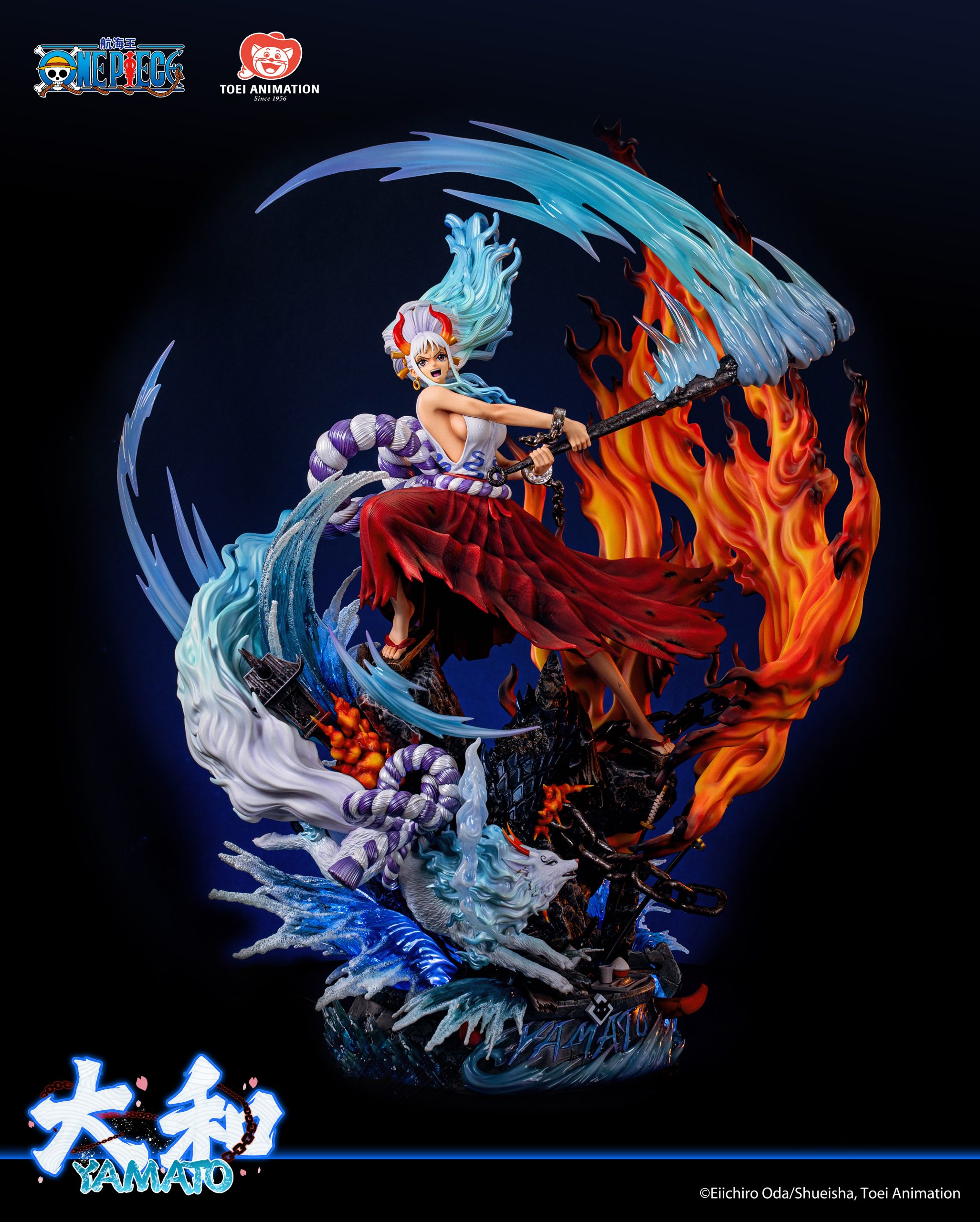 【pre order】One Piece Yamato Statue Figure Light Year Studio x ToeiAnimation - Image 3