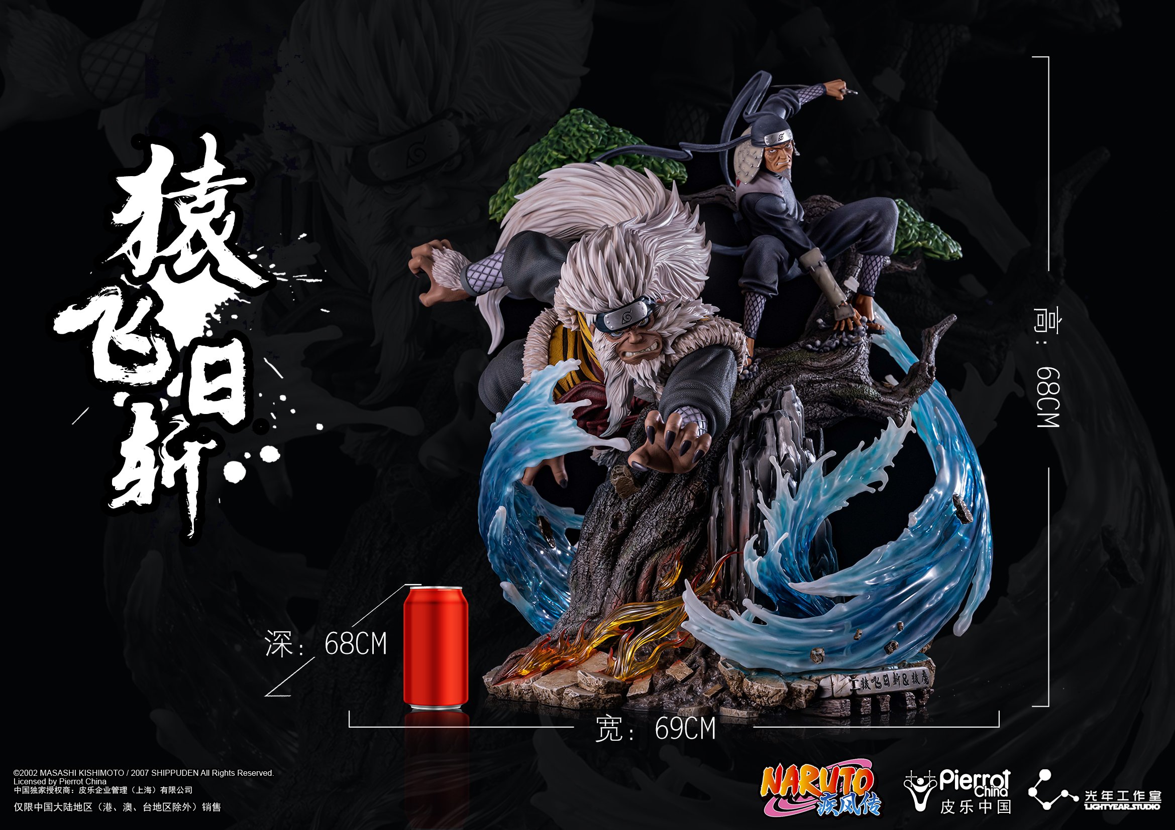 【pre order】 Hiruzen Sarutobi Statue - Naruto Sage Mode Collectible - Image 5