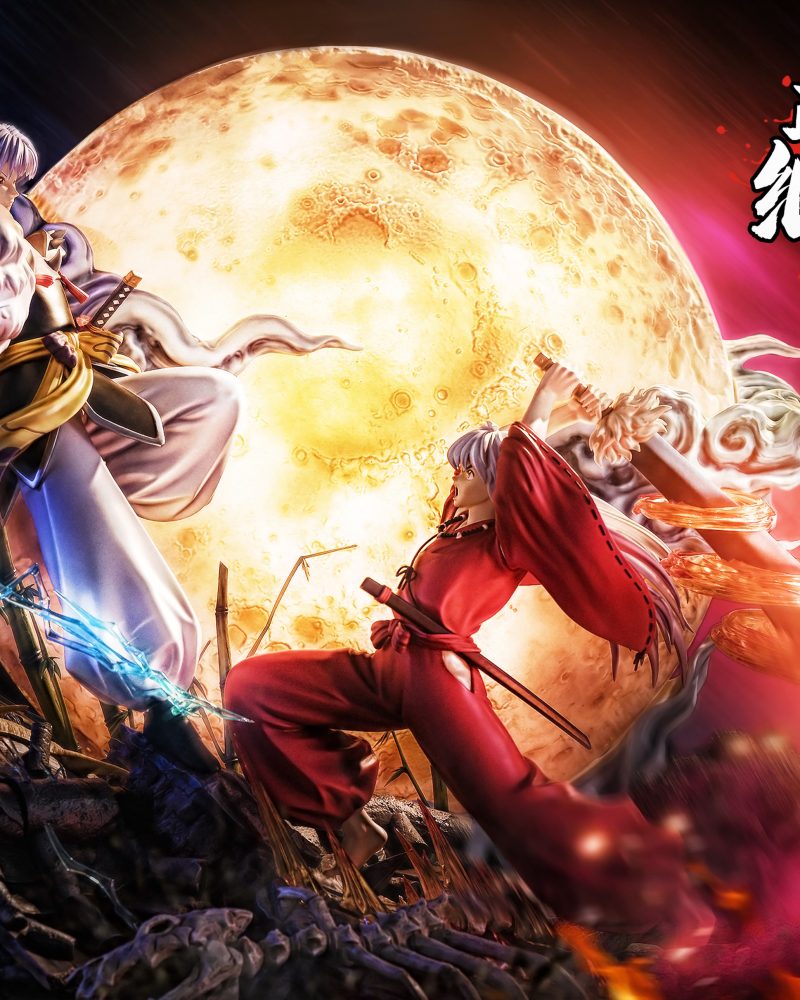 【pre order】 Inuyasha vs Sesshomaru Statue - Licensed Collectible