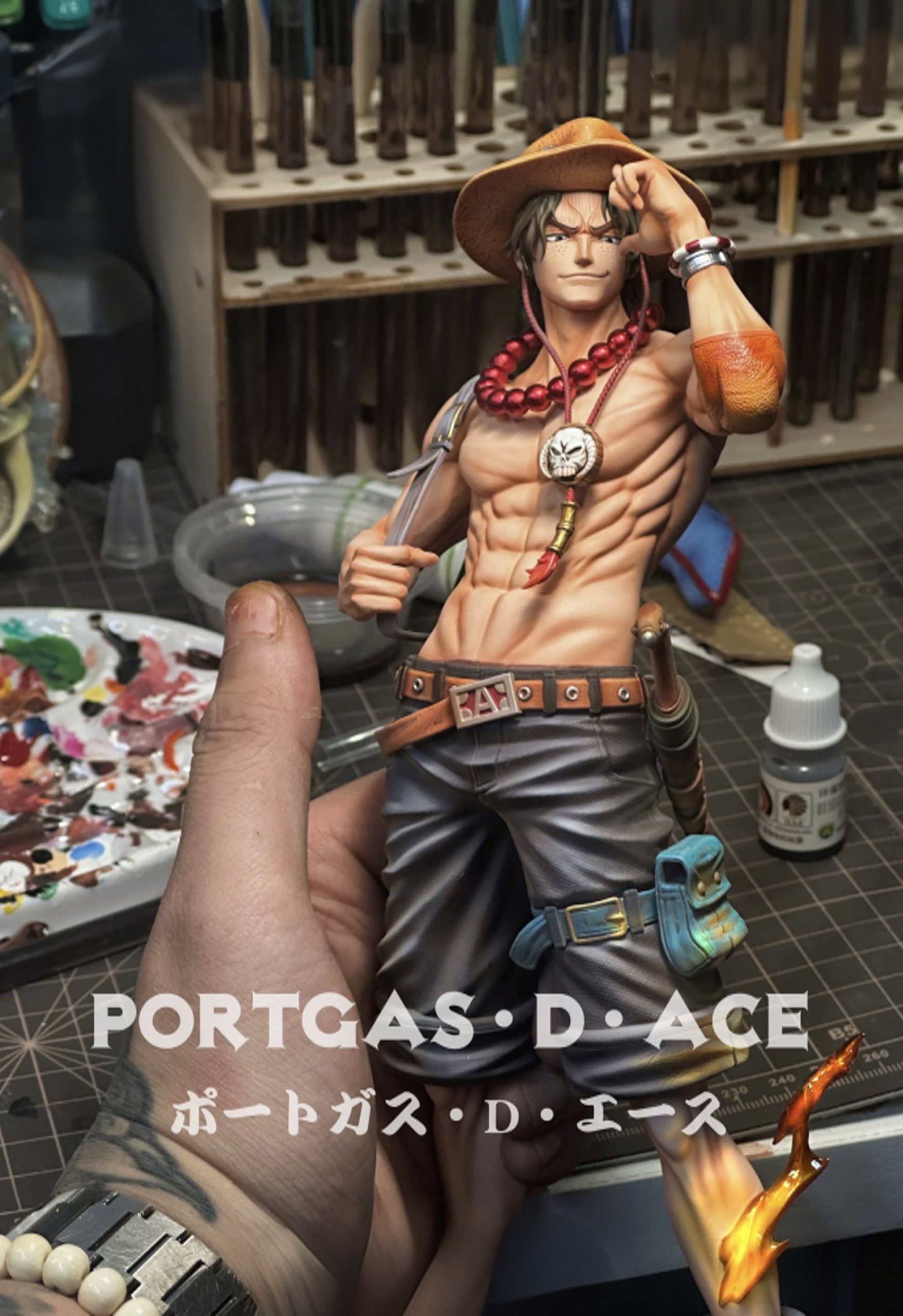 【pre order】Portgas D. Ace Statue – 26.6cm One Piece Figure Resin Collectible - Image 4