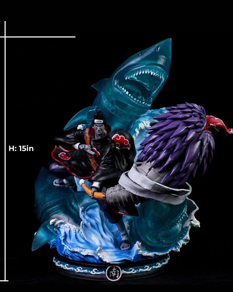 【pre order】Naruto Shippuden Hoshigaki Kisame with Sharks Resin Statue