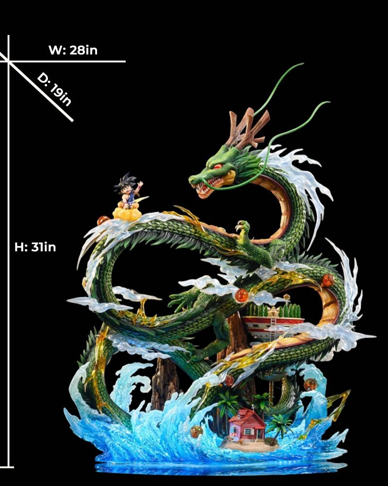 【pre order】Shenron & Kid Goku Resin Statue - Dragon Ball 80cm