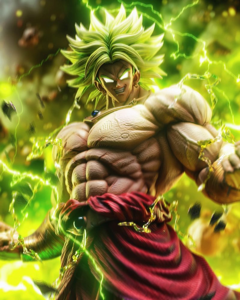 【pre order】Dragon Ball Broly Figure Super Saiyan Legend Resin