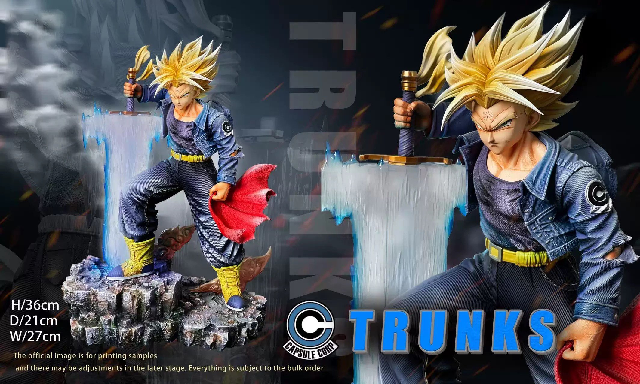 【pre order】Future Trunks Resin Statue - Dragon Ball Z 1/4 - Image 2