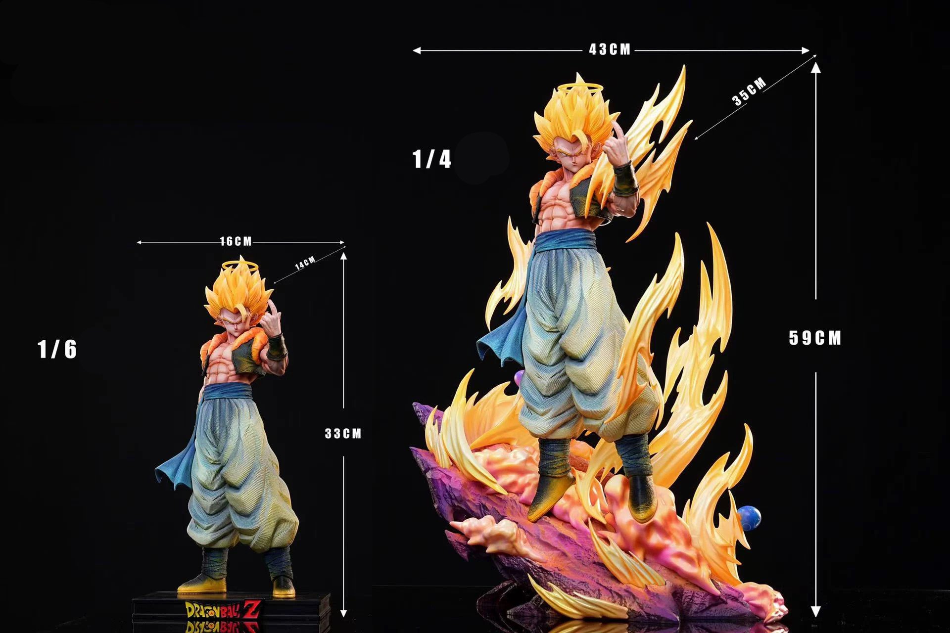 【pre order】Dragon Ball Gogeta Resin Statue – 1/6 & 1/4 Scale Versions - Image 2