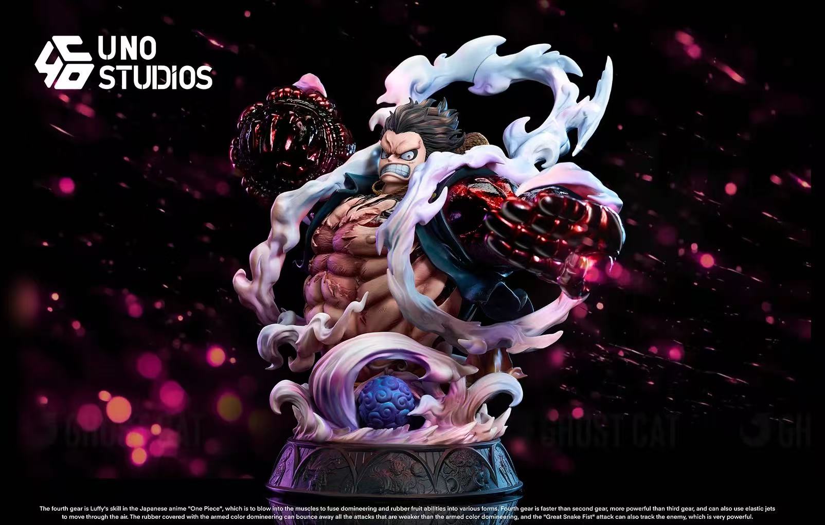 【pre order】Gear 4 Luffy Bust - One Piece Resin Statue 1/4 Scale - Image 4
