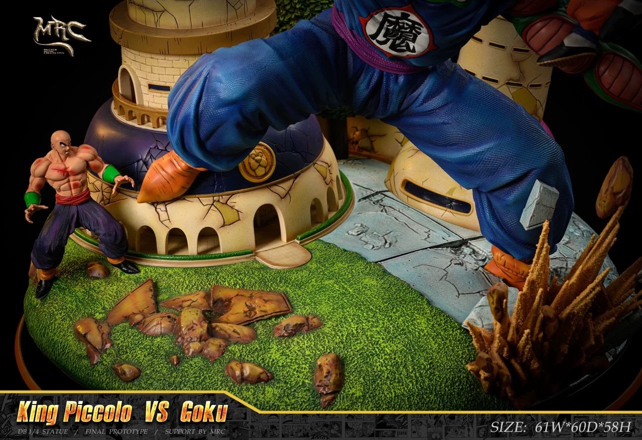 【pre order】MRC 1/4 King Piccolo vs Goku Statue - Dragon Ball Battle Scene - Image 7