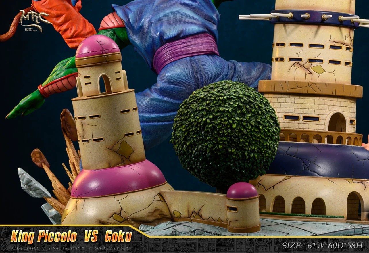 【pre order】MRC 1/4 King Piccolo vs Goku Statue - Dragon Ball Battle Scene - Image 8