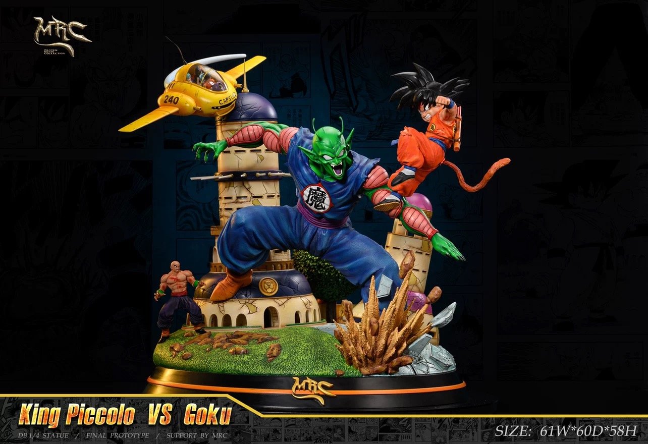 【pre order】MRC 1/4 King Piccolo vs Goku Statue - Dragon Ball Battle Scene - Image 11
