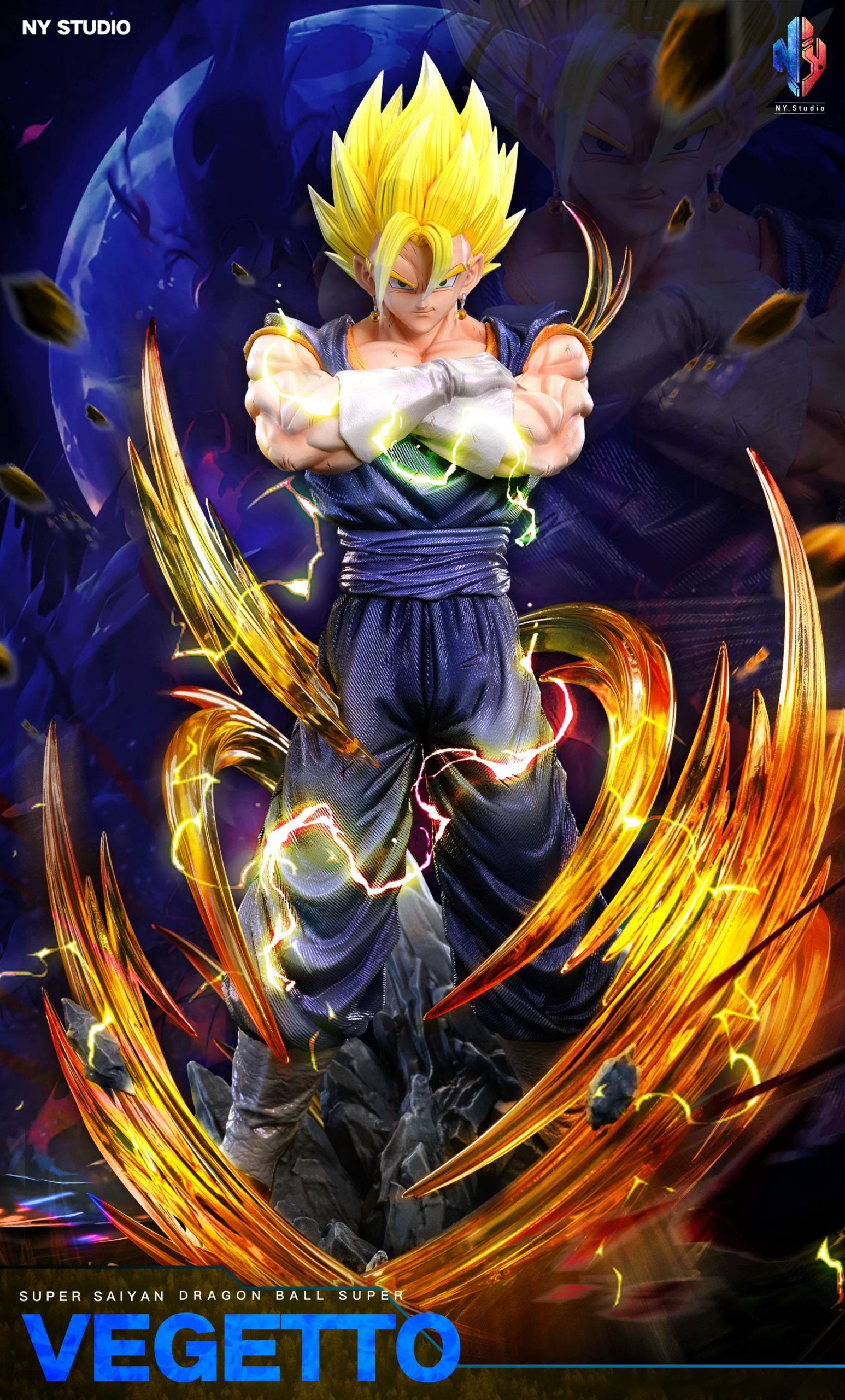 【pre order】Vegeta Dual Form Statue - SSGSS & SSJ | 31cm DBZ - Image 4