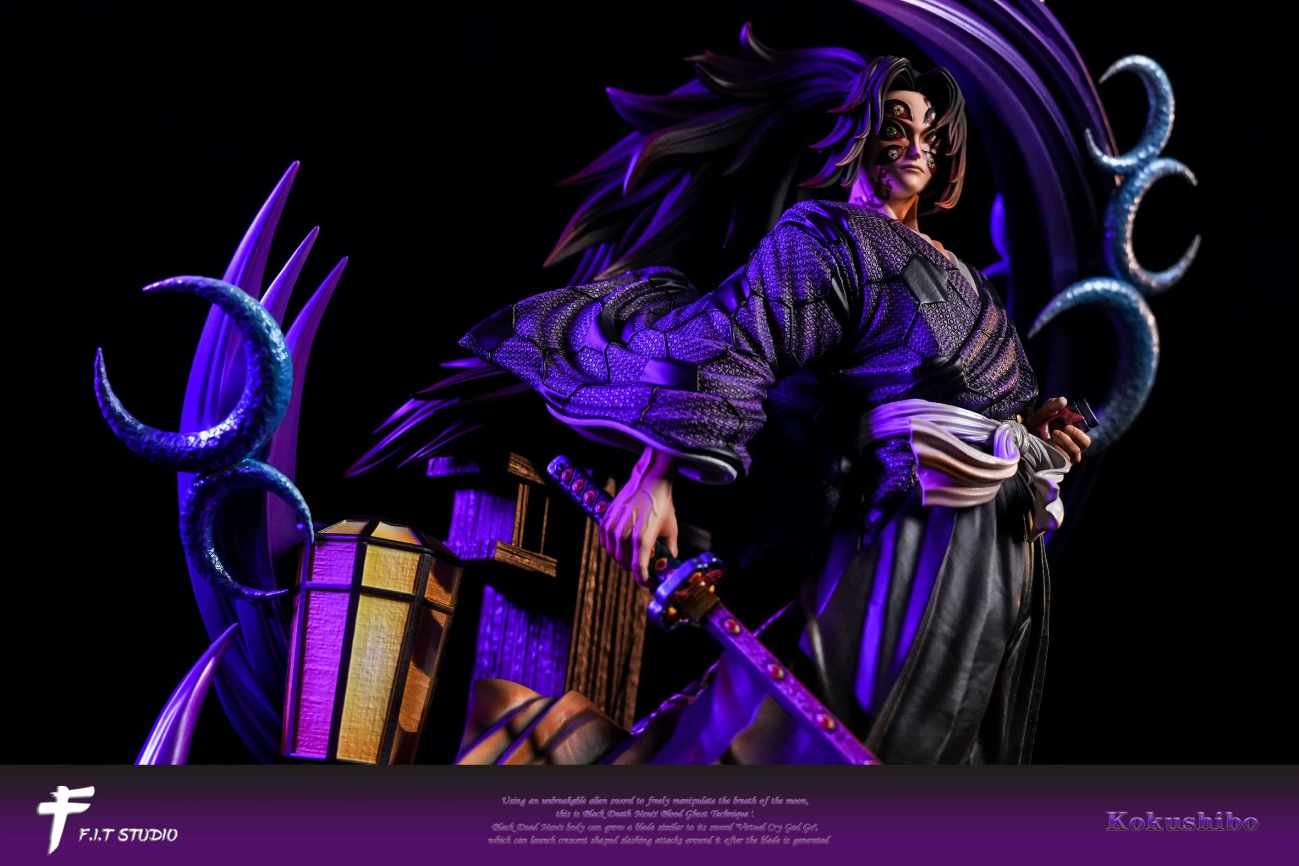 【pre order】Kokushibo 1/6 Statue - Demon Slayer 14.17inch Figure - Image 3
