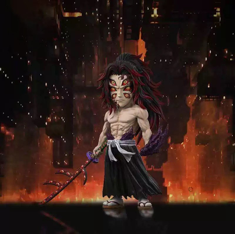 【pre order】Q-version Kokushibo Figures - Demon Slayer 8.6cm Resin - Image 4