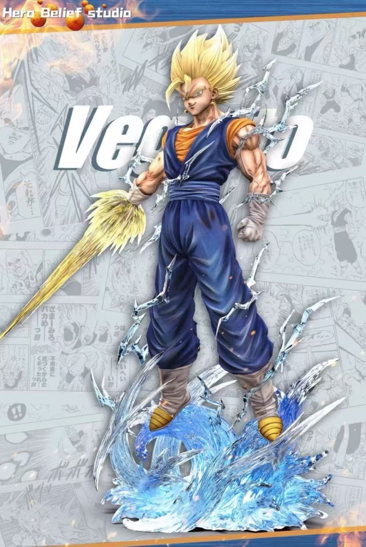 【pre order】 Dragon Ball Vegetto( Vegito ) 1/6 Resin Statue - Super Saiyan - Image 8